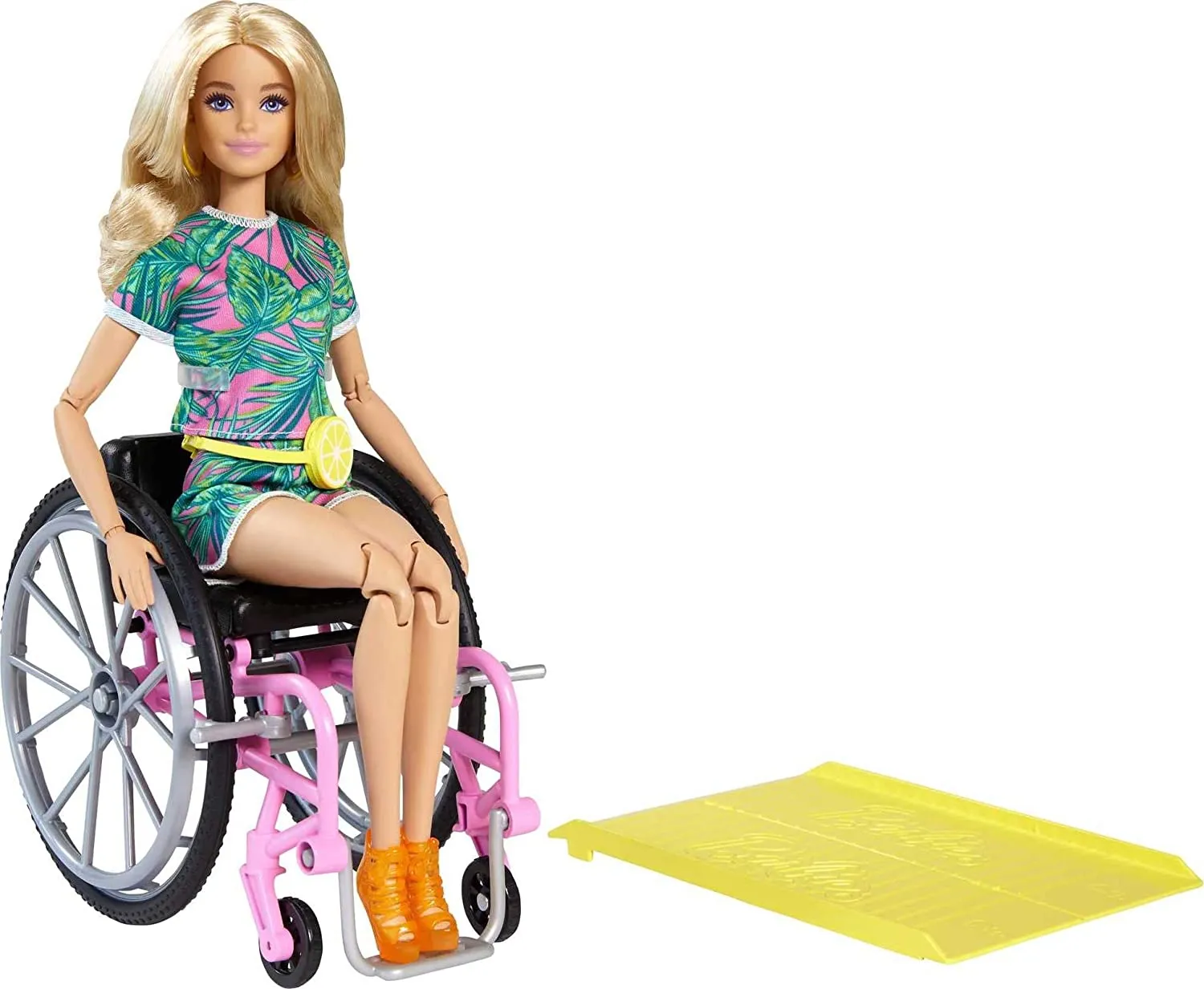 Barbie Fashionista Doll - 165 With Wheelchair And Long Blonde Hair